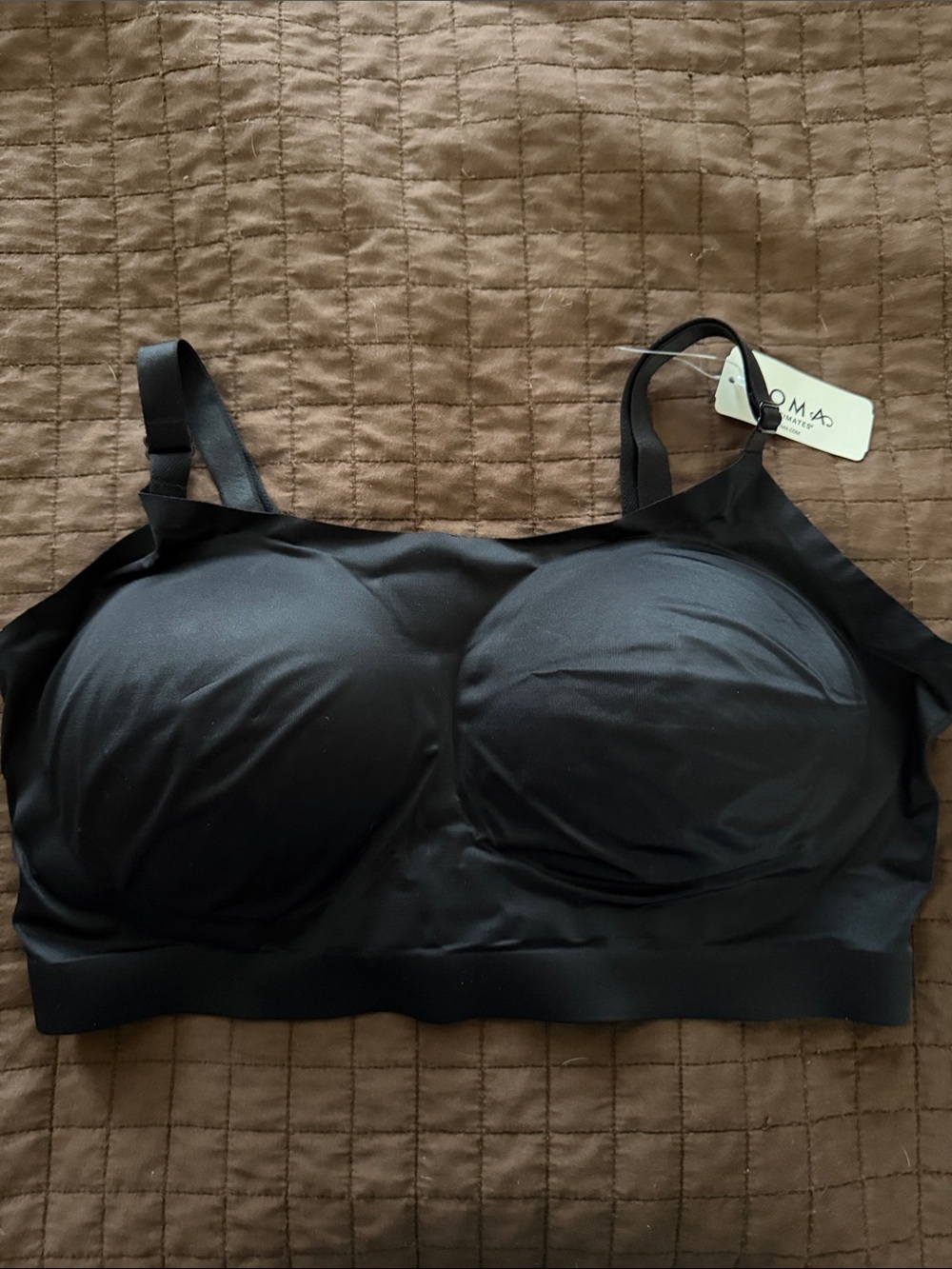 Soma Black Seamless Wireless Molded-Cup Bra
